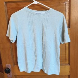 Light blue knit tee